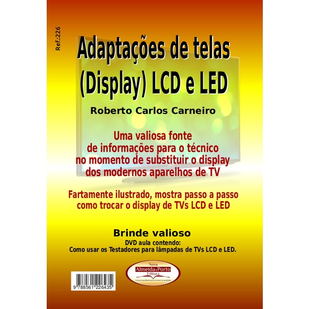 Livro Adaptações de Telas de TVs LCD e LED