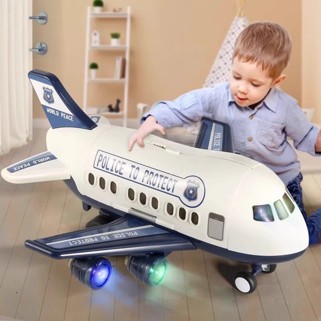 Crianças novo estilo avião de brinquedo resistente a choques liga menino presente de aniversário 2 a 3 anos de idade beb