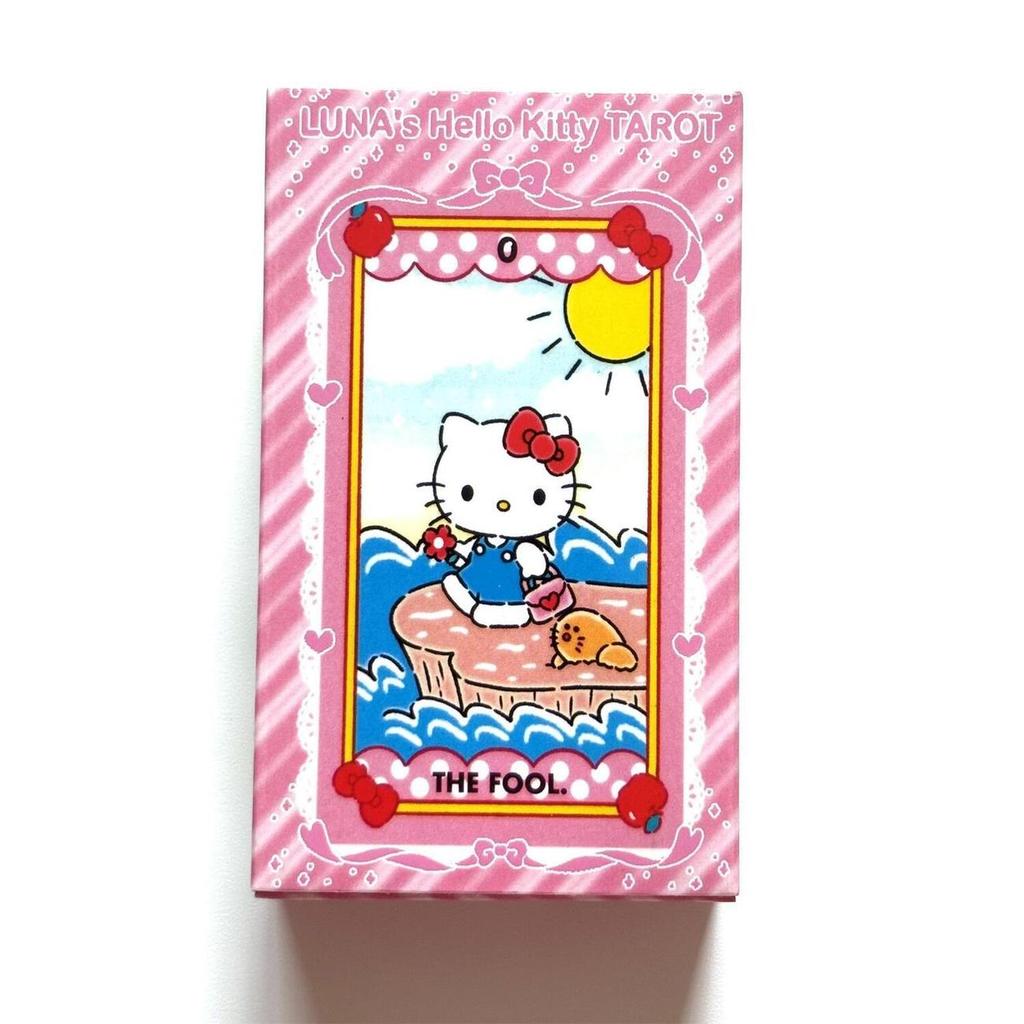 2026 Novo estilo Hello Kitty Tarot Hello Kitty Tarot Card Cute Cartoon 78 cartas cerca de 10.3 * 6 cm20260917