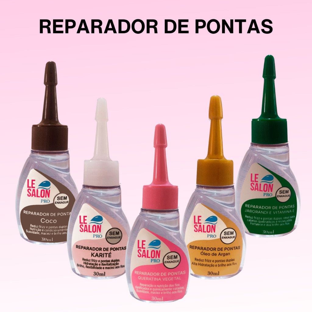 Óleo Reparador de Pontas Tratamento Cabelo 30ML  - Le Salon Pro