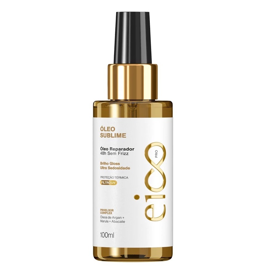 Eico Pró Reparador de Pontas Óleo Sublime 100ml Ultra Sedosidade Sem Frizz