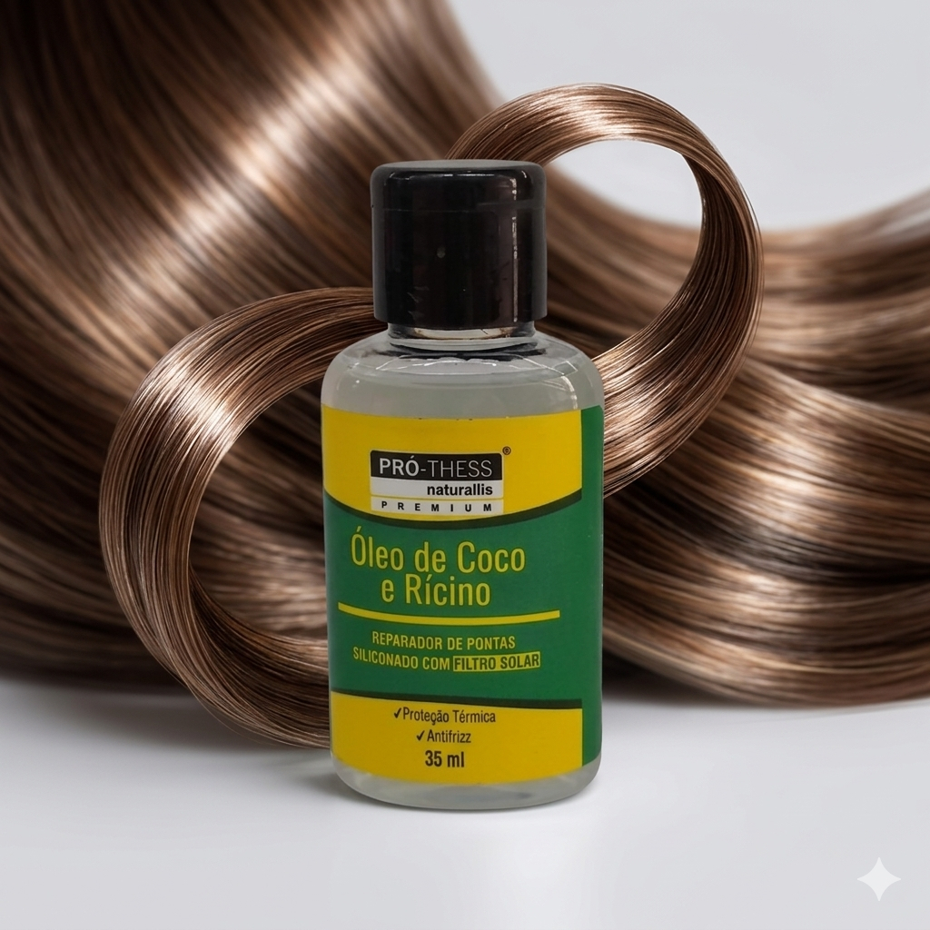 REPARADOR DE PONTAS NUTRITIVO ÓLEO DE COCO + RÍCINIO 35ML PRÓ THESS