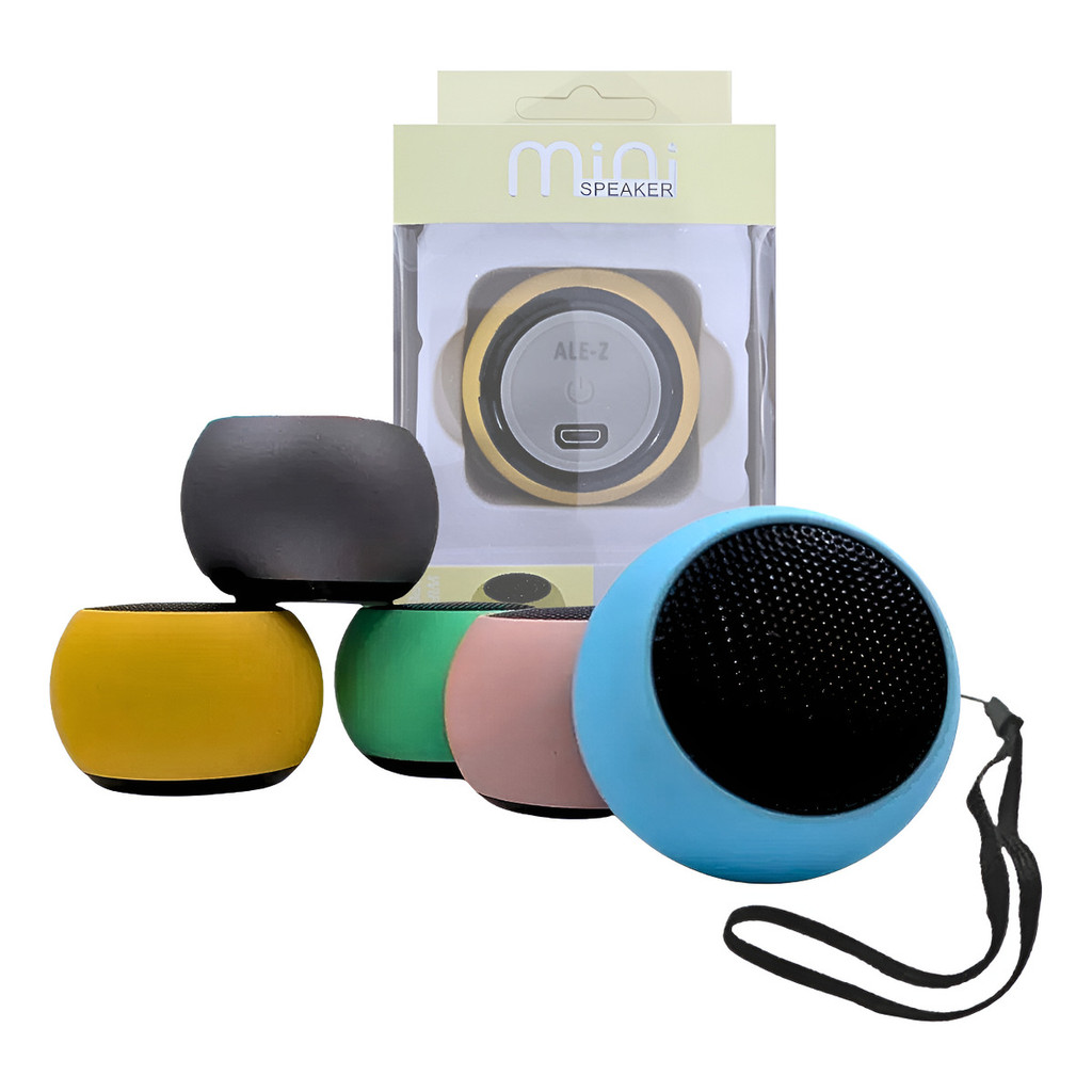 Mini Caixa De Som Speaker Wireless 3w Fosco Ale-y3 Com: FM , Bluetooth,entr. Cartão de memória e Entrada AUX (P2/3.5mm)