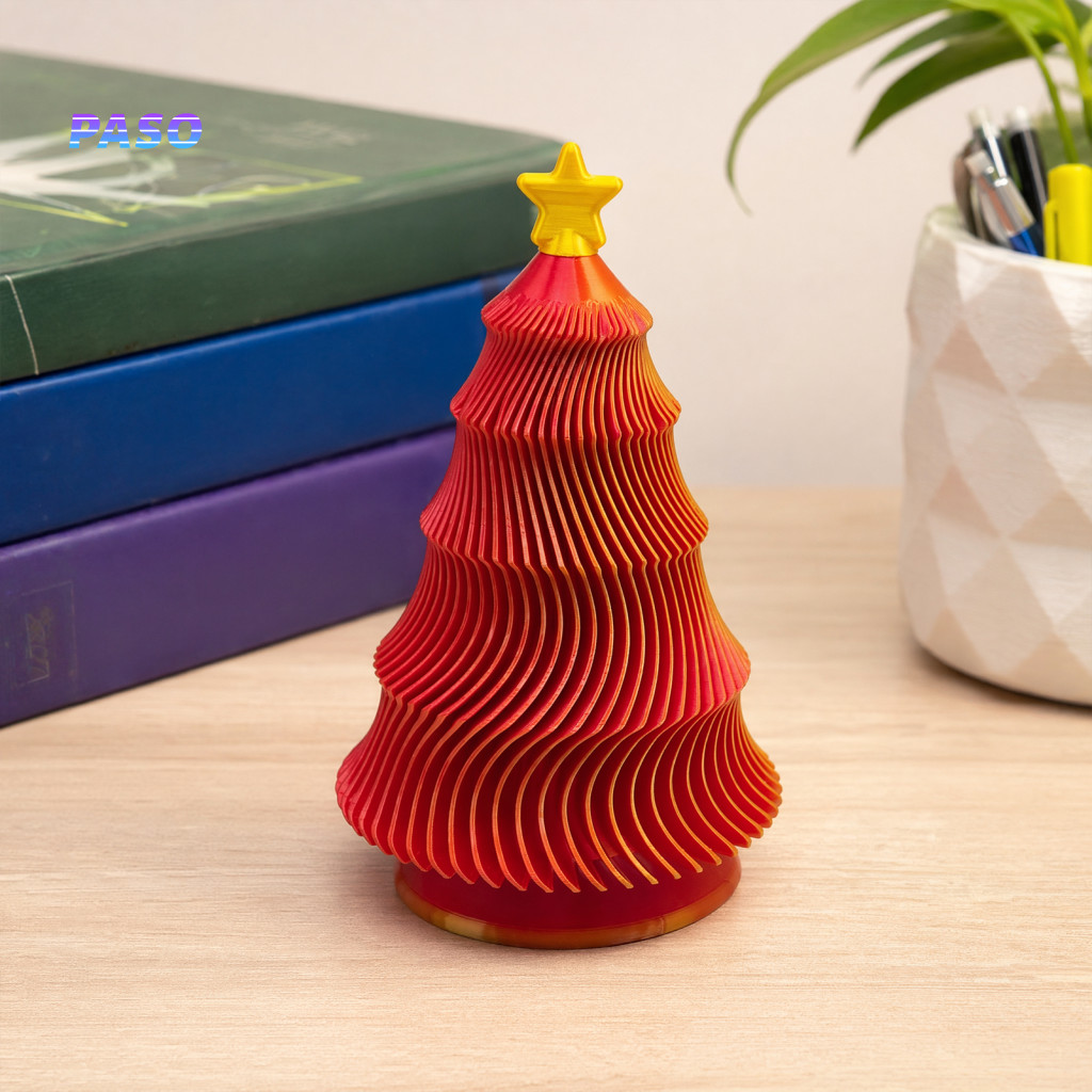 Portable Stress Relief Toy Mini Desktop Fidget 3d Printed Christmas Tree – Lightweight Ornament Hand for Anxiety for K