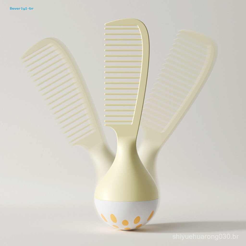 Men Women Hair Comb Gentle Scalp Massage Weighted Base U-shaped for Thick Curly Detangling for and Ideal for Wet Styling