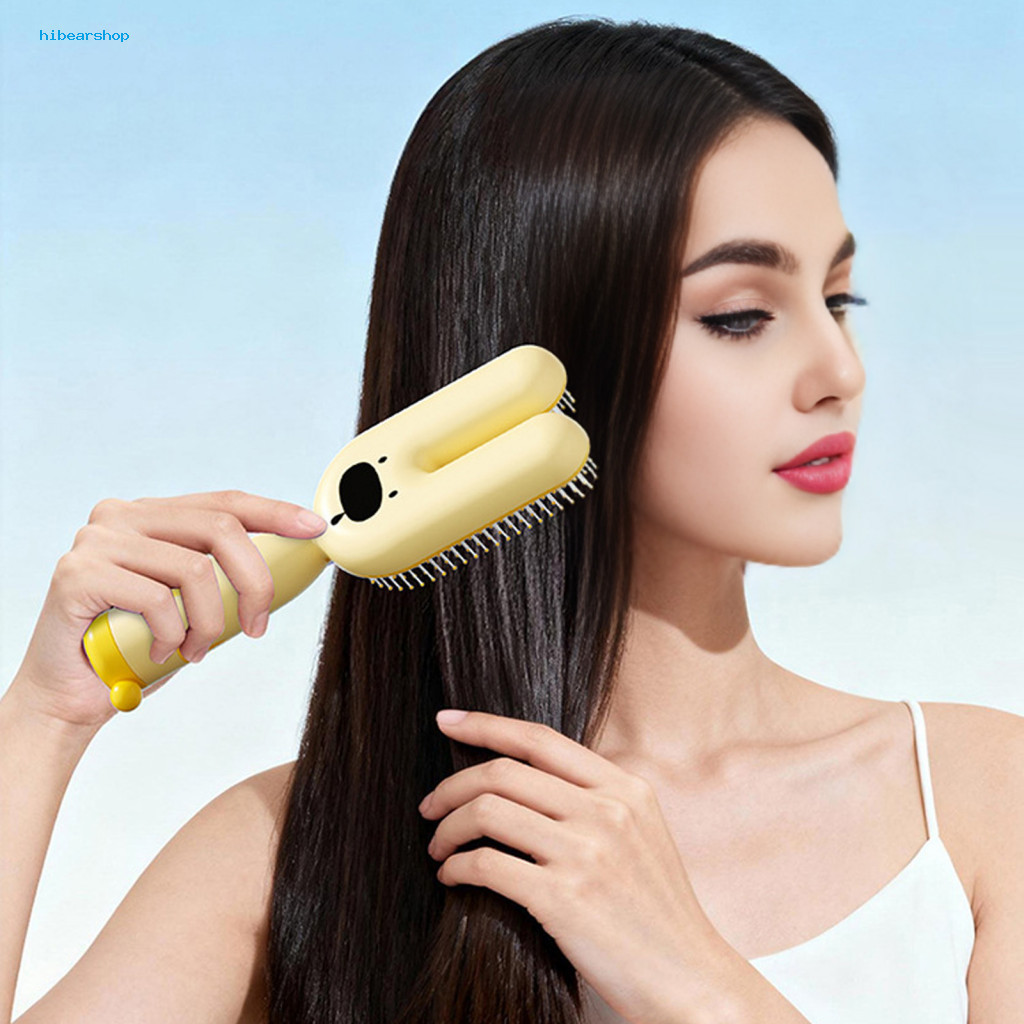 Long Hair Brush Frizz Control U-shaped Air Cushion Magnetic Anti-static Multi-functional Scalp Massage Comb for Women Po