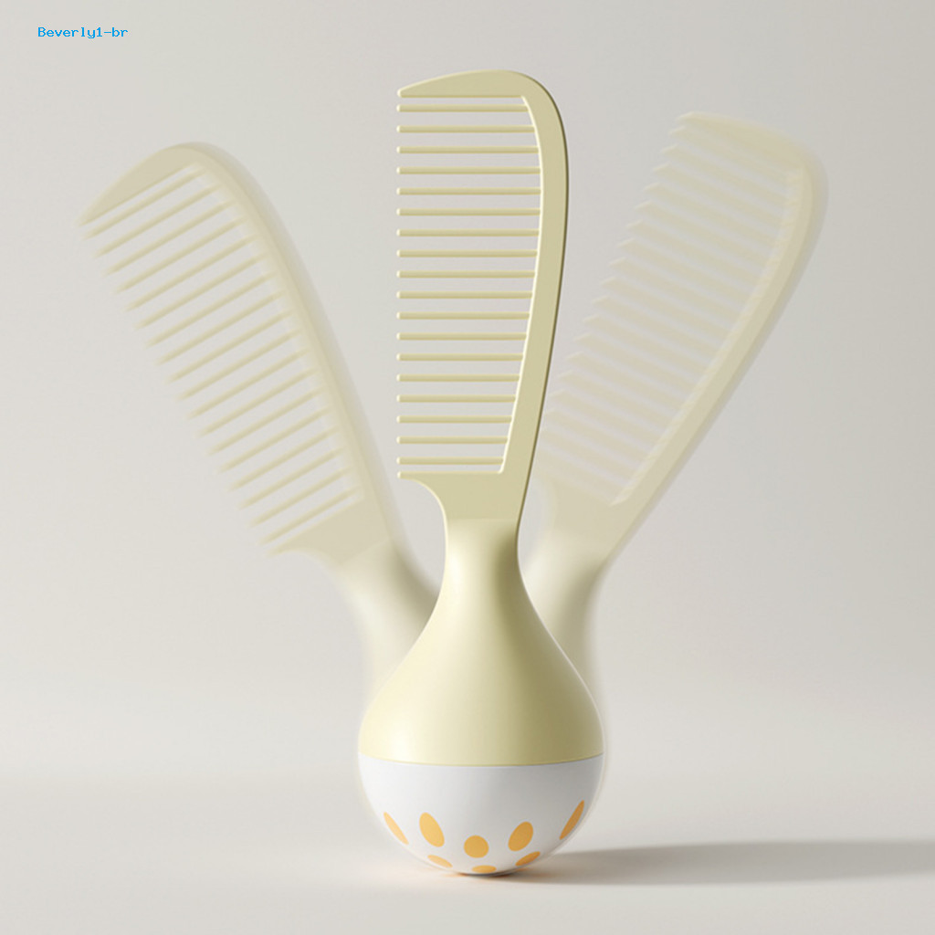 Men Women Hair Comb Gentle Scalp Massage Weighted Base U-shaped for Thick Curly Detangling for and Ideal for Wet Styling
