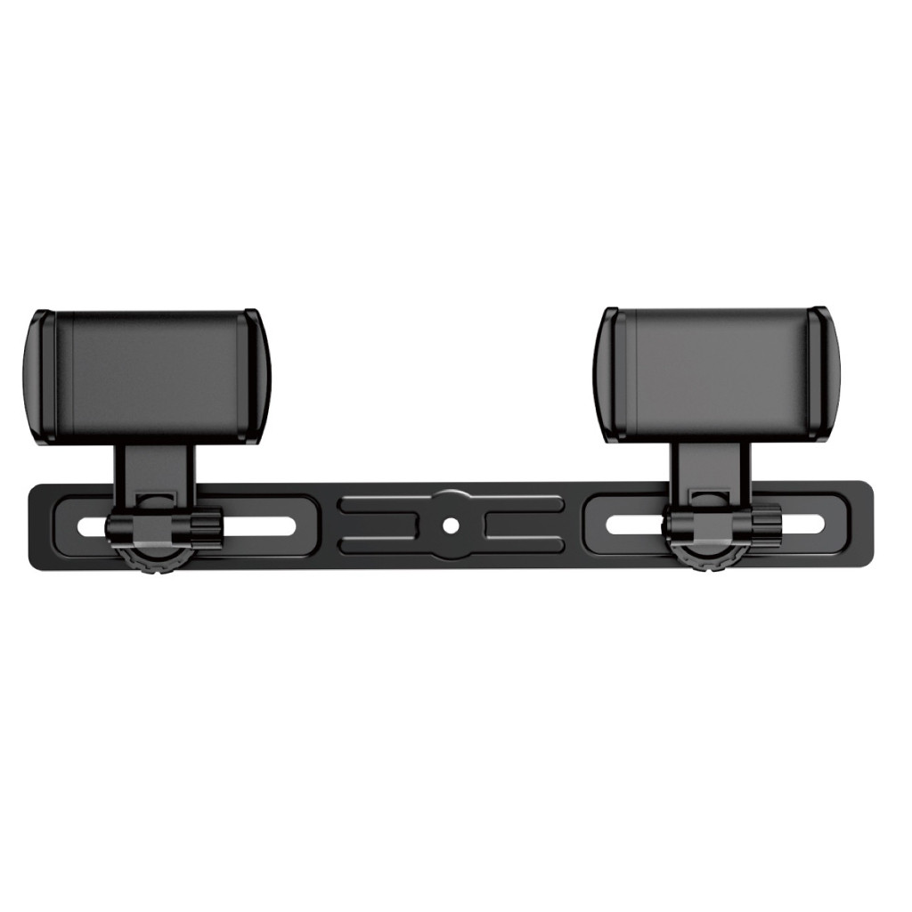 Suporte Duplo Celular e Tablet Encosto de Cabeça Carro Banco Traseiro Veicular Ajustável Viagem Crianças Universal