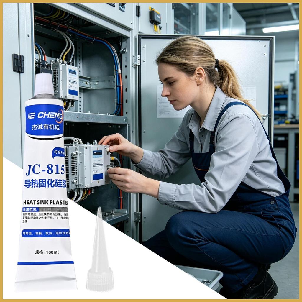 Silicone Condutor Térmico Dissipação De Dissipador De Calor Adesivo Viscoso Para Discos Rígidos CPU qiazhilph