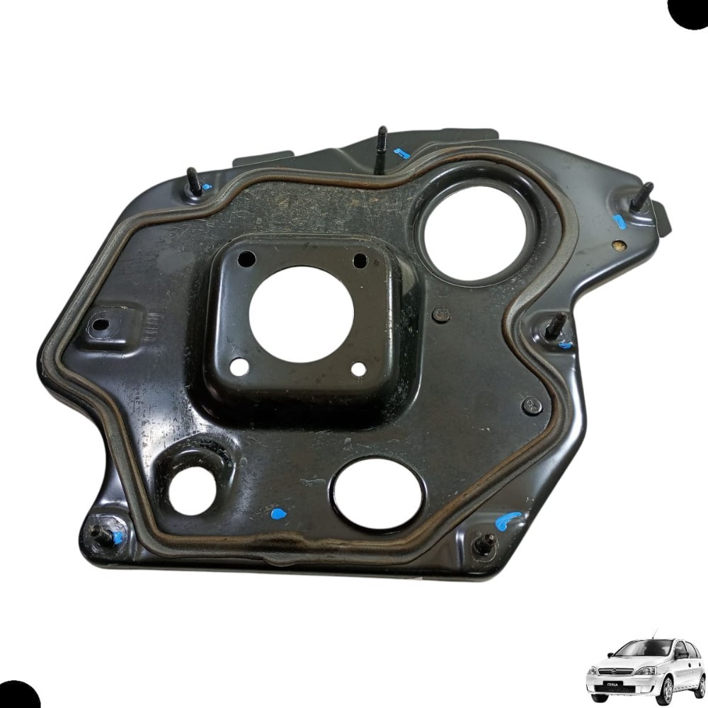 Placa suporte pedais Chevrolet celta 2010 2011 2012 2013