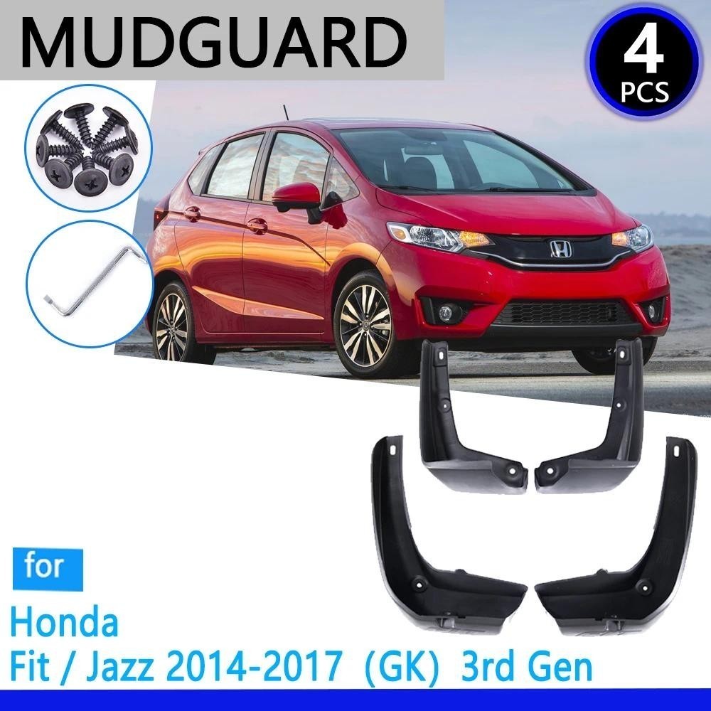 Para-Lamas Adequados Honda Fit Jazz GK 2014 ~ 2017 2015 2016 Acessórios Do Carro Mudflap Fender Peça De Reposição Automá