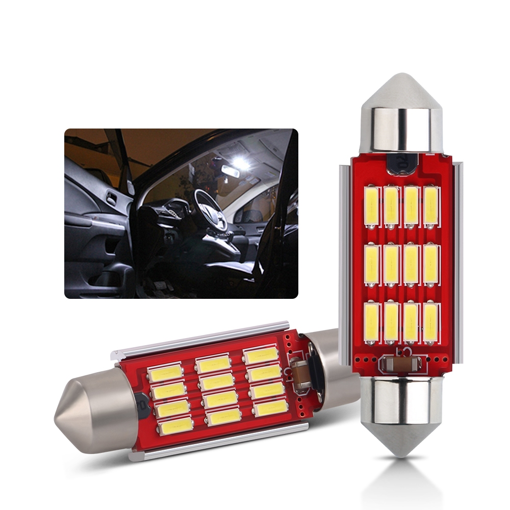 Lâmpada Torpedo Led Com Canbus Automático Festoon 31mm 36mm 39mm 41mm