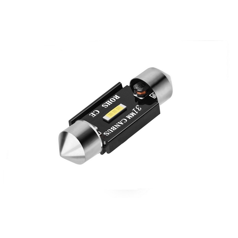 Lampada Torpedo Super Forte Efeito Xenon Canbus 31mm
