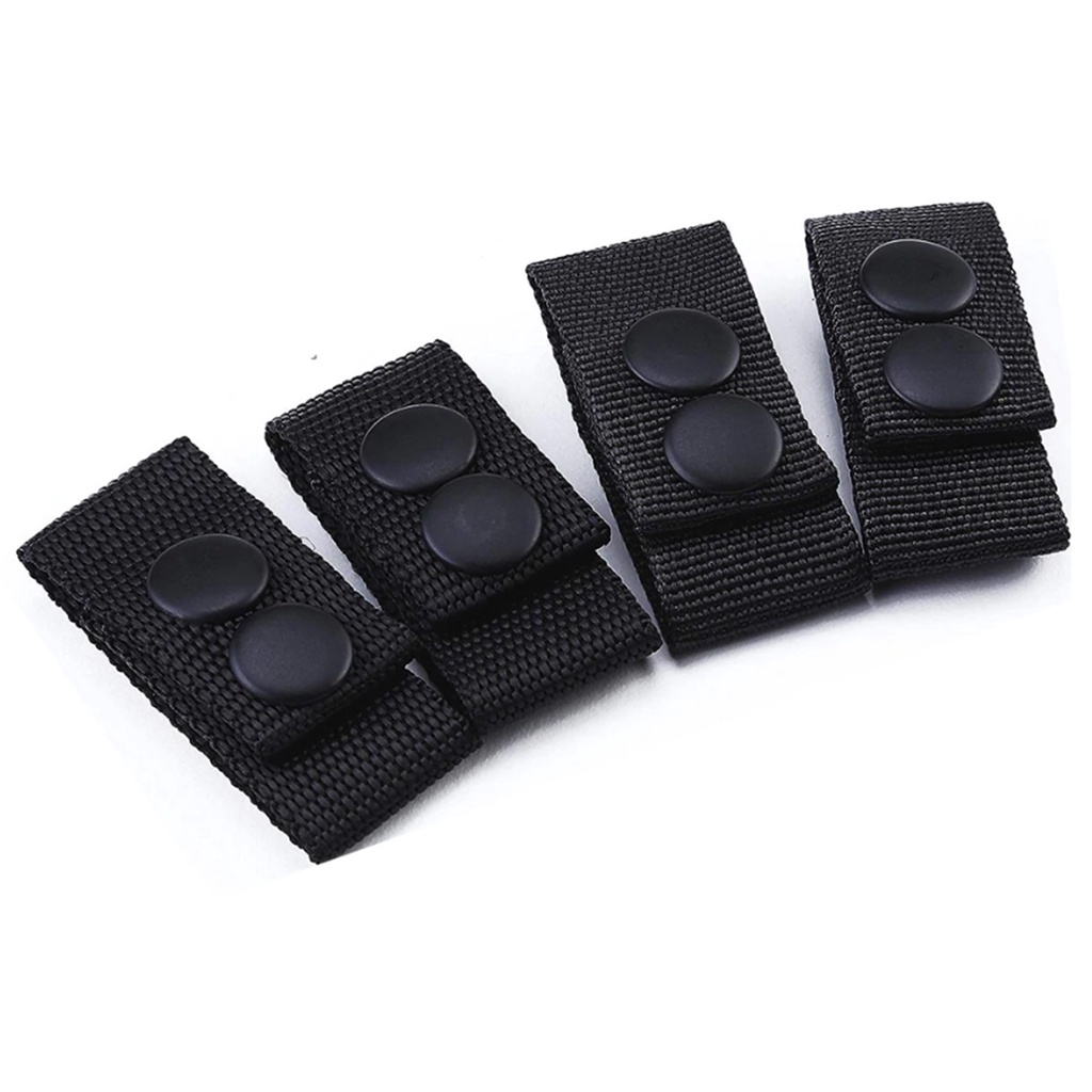 Presilha Cinto Tático Preto Nylon Belt Keeper Coldre Pm Policia Militar GM Segurança