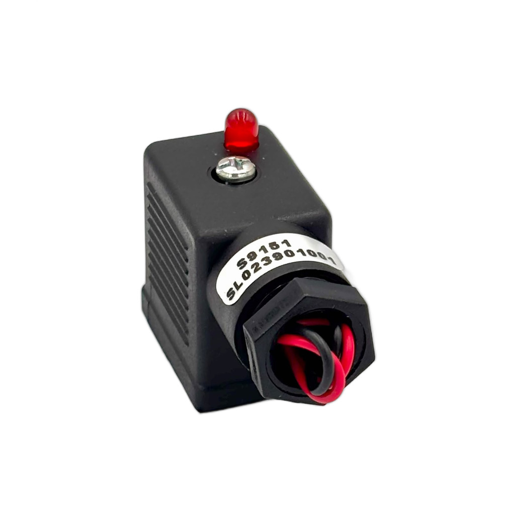 Conector Solenóide 3 Polos + Terra PR LED 24V PG09 Steck