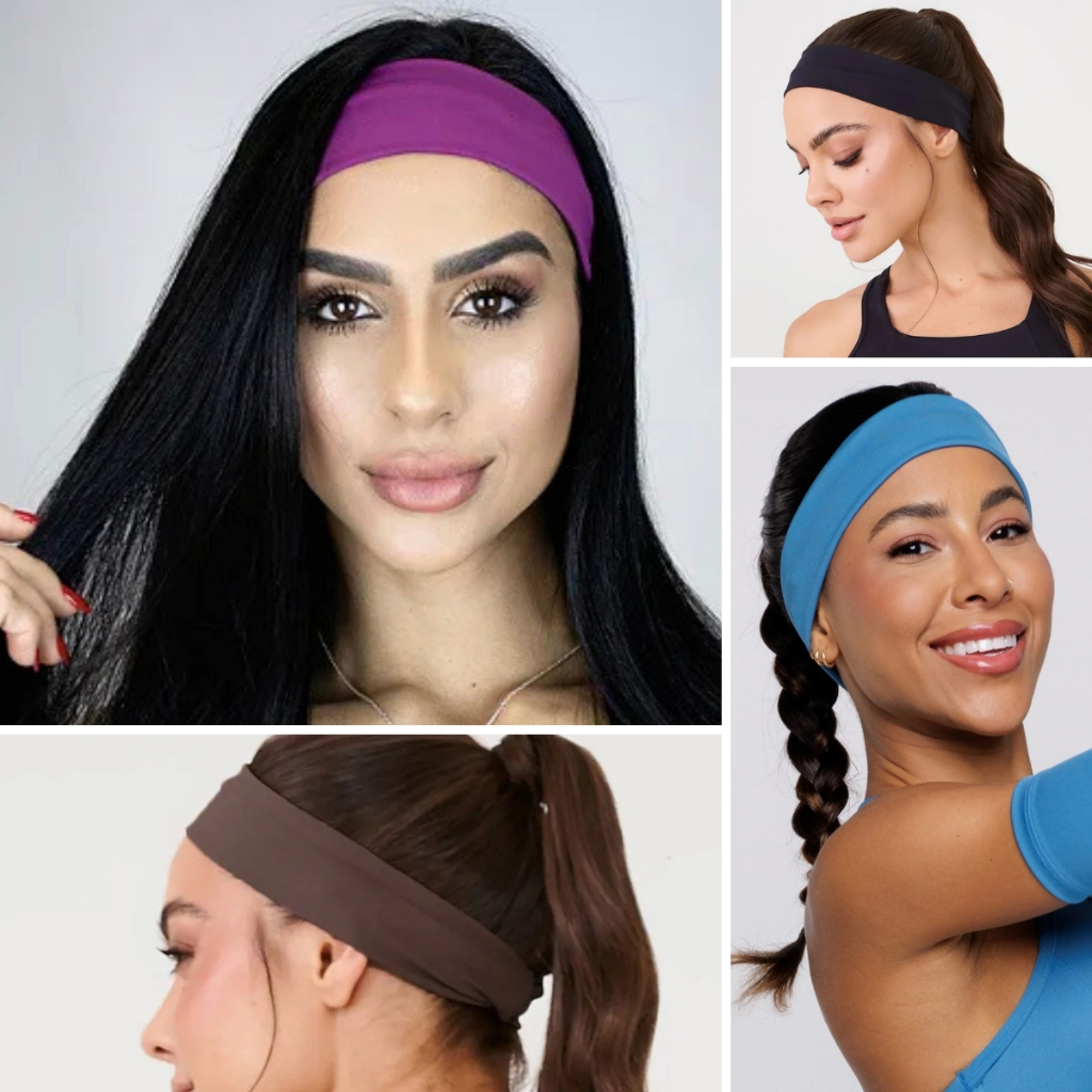 Bandana Faixa Dupla de Tecido Leve c/Elasticidade Confort Essencial Unissex e Infantil 3079U