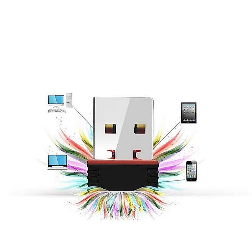 Mini Adaptador Receptor Wireless Usb 2.4ghz Wifi 900mbps