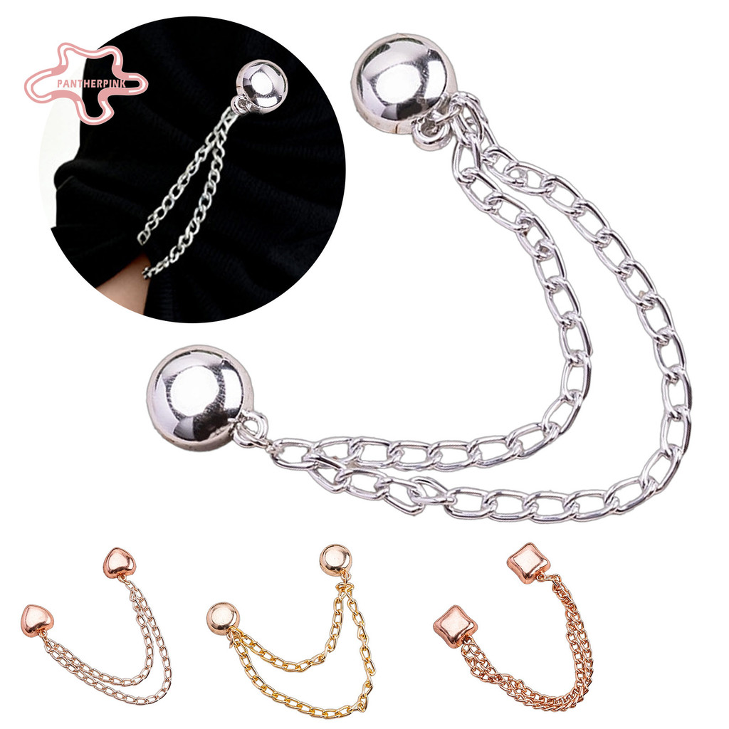 Clipes De Roupas Pantera-ic Para Bainha De Manga De Calças , Suporte De Tecido Multifuncional Com Corrente , Pino De Bot