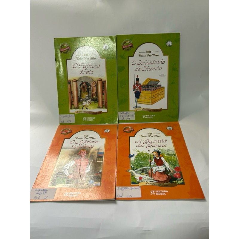 Kit 4 livros - Coleção conta pra mim - Editora Rideel