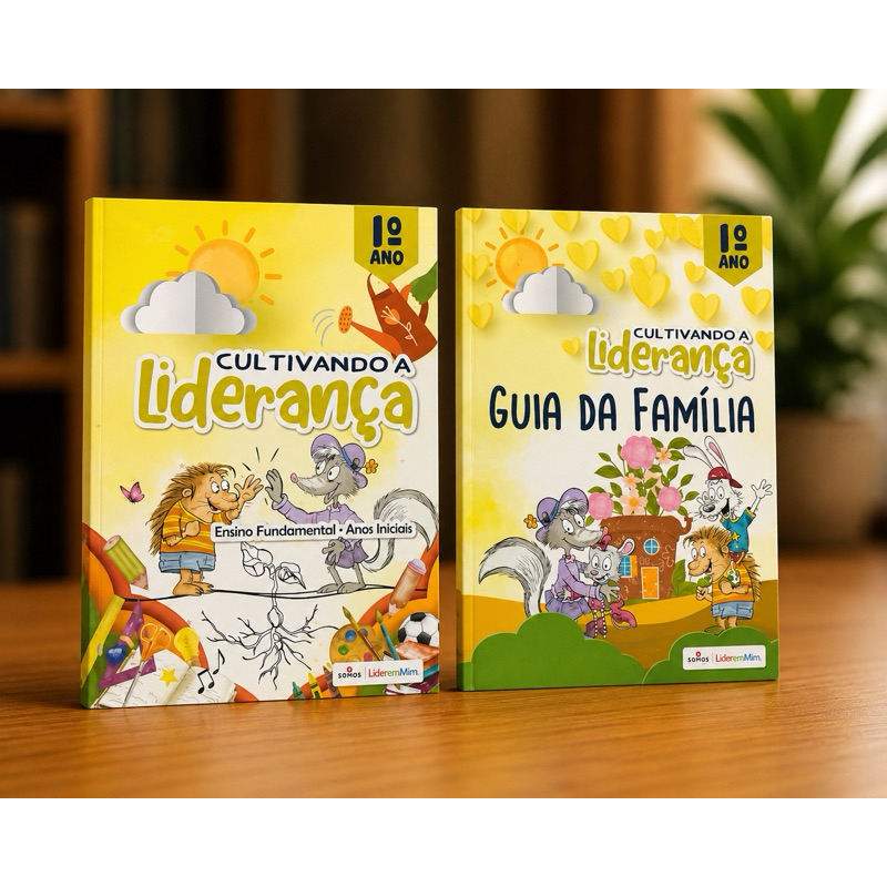Kit Livro 1º Ano Cultivando a Liderança + Guia da Família | Ensino Fundamental | Novo Lacrado