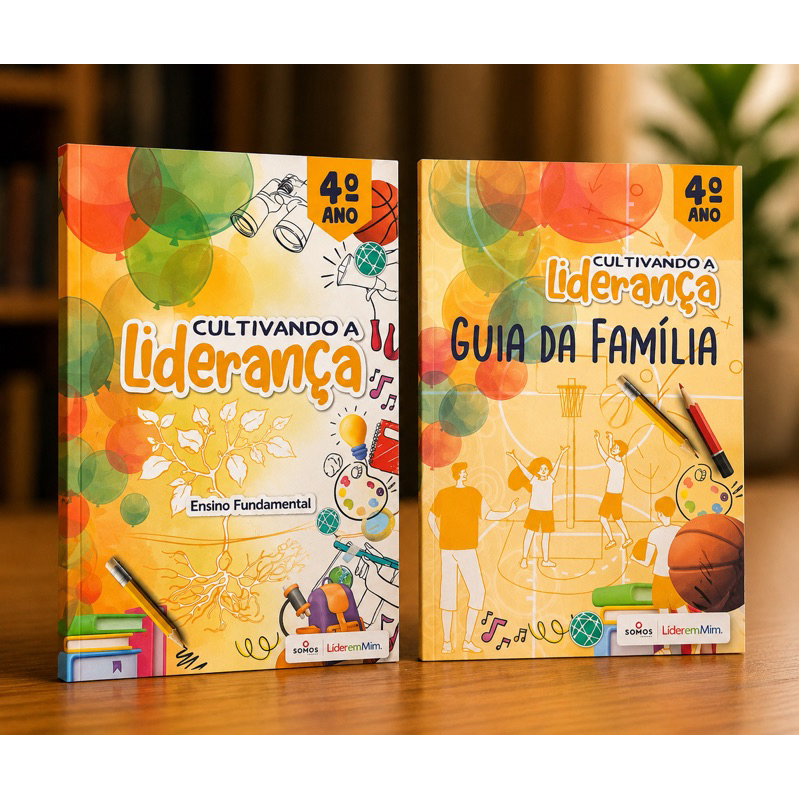 Kit Livro 4º Ano Cultivando a Liderança + Guia da Família | Ensino Fundamental | Novo Lacrado