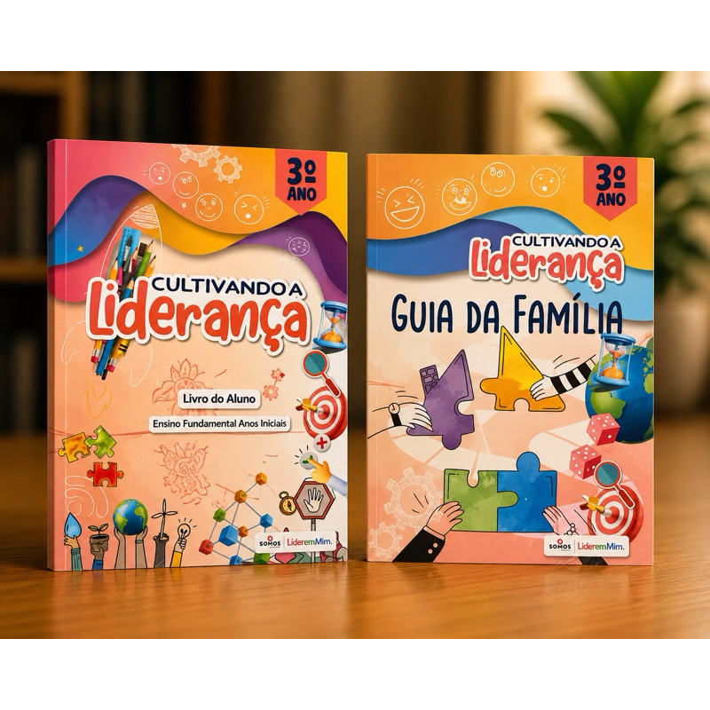 Kit Livro 3º Ano Cultivando a Liderança + Guia da Família | Ensino Fundamental | Novo Lacrado