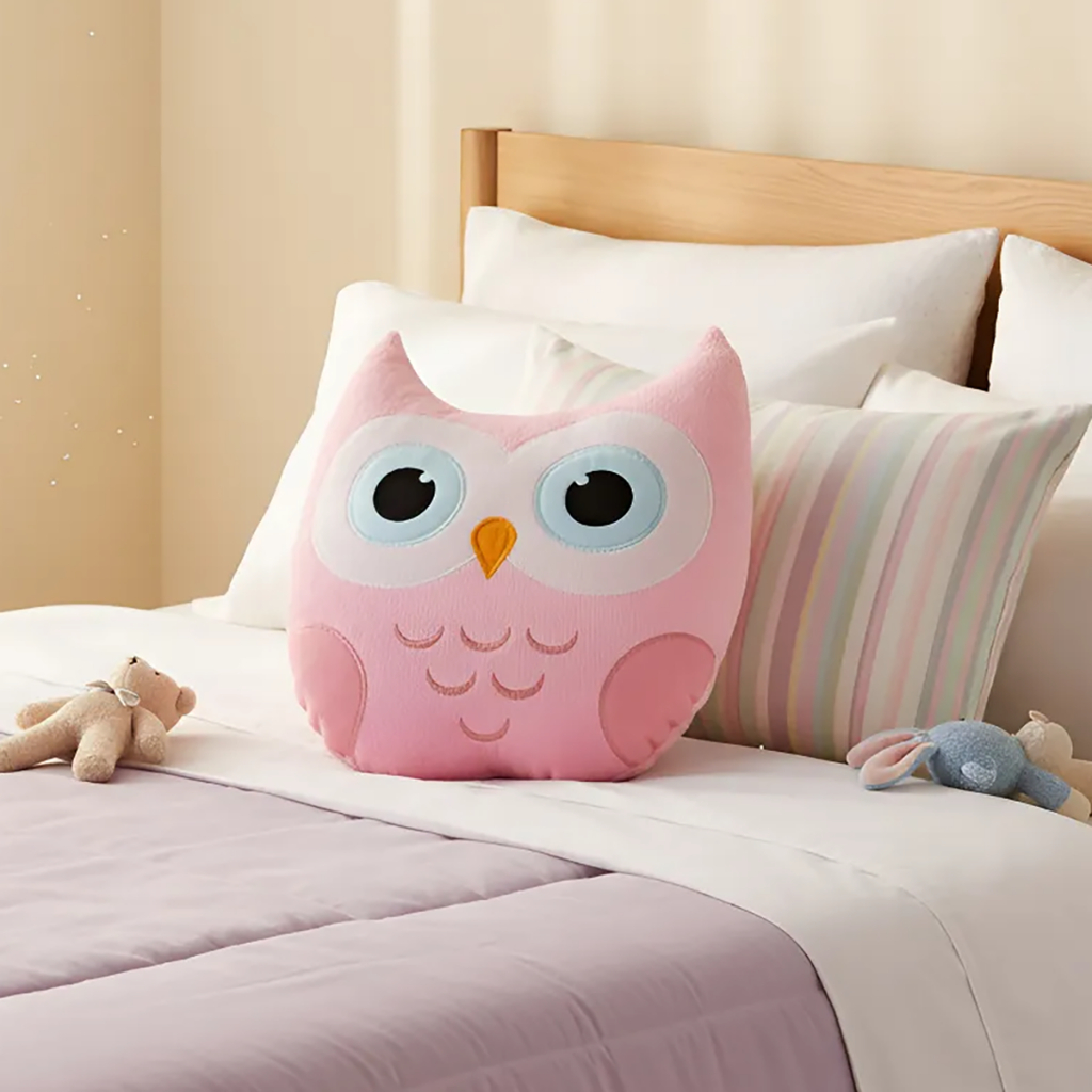 Almodafa Decorativa Coruja Menina/Menino Infantil Quarto de Bebê