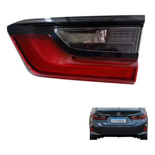 Lanterna Tampa Traseira Direita Honda City 2022 2023 Sedan - Vermelho