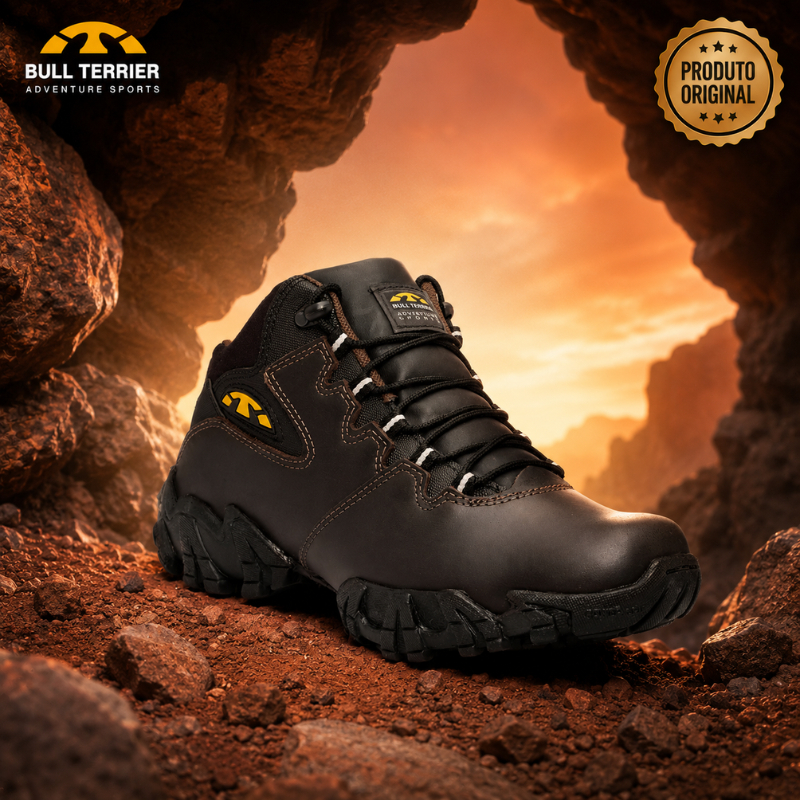 Bota Masculina Bull Terrier Bruce Adventure Couro Original