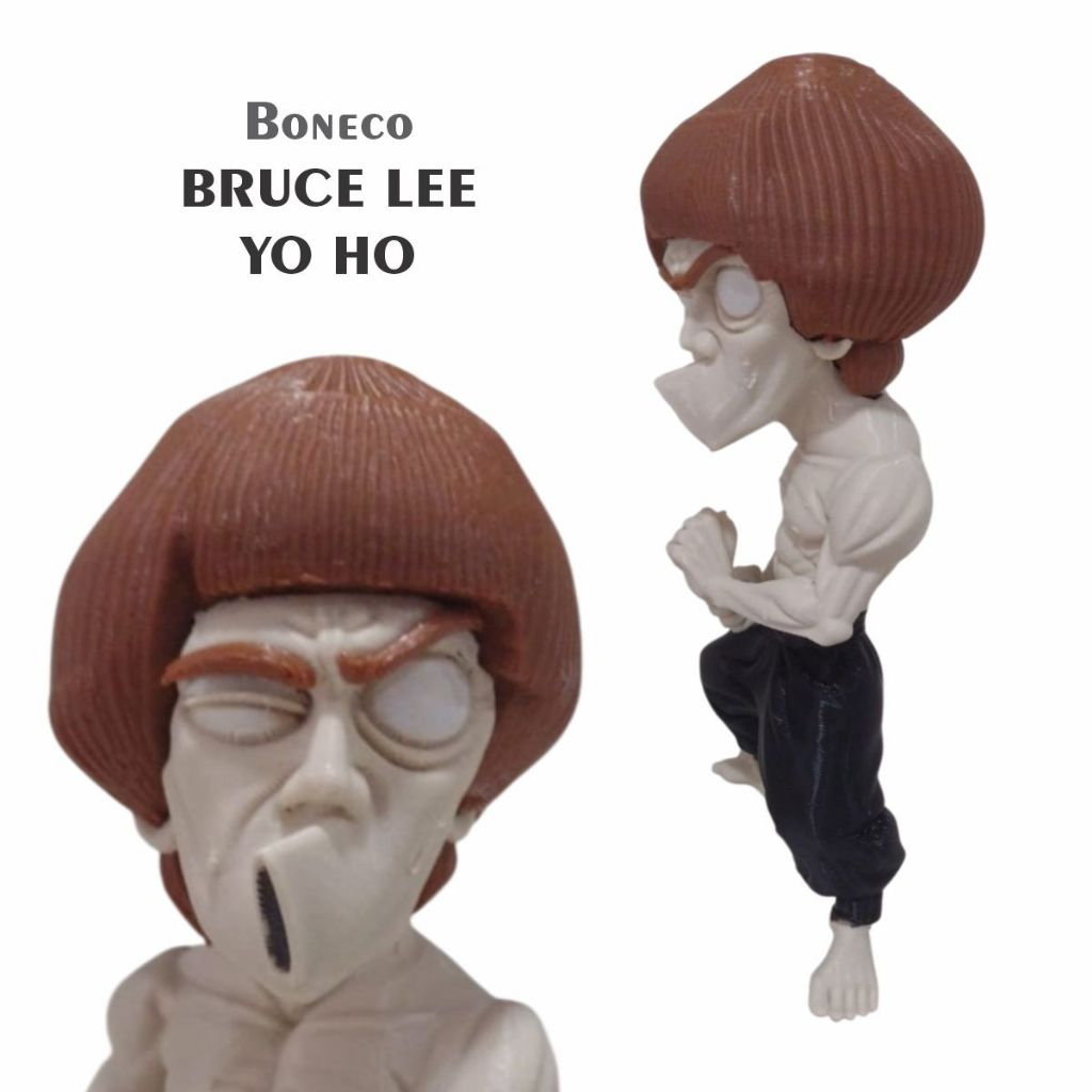 Boneco Bruce Lee – YO HO – Figura Decorativa Colecionável