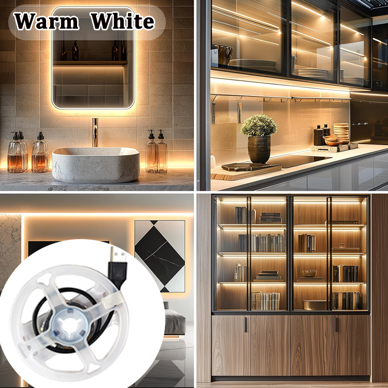 Luz USB LED Strip 5V 2835 Fita Flexível Tv Backlight Home Decor 1-5M Uso Em Mesa