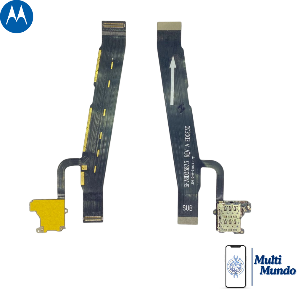 Flex Principal Sub Carga Main Chip Para Moto Edge 30