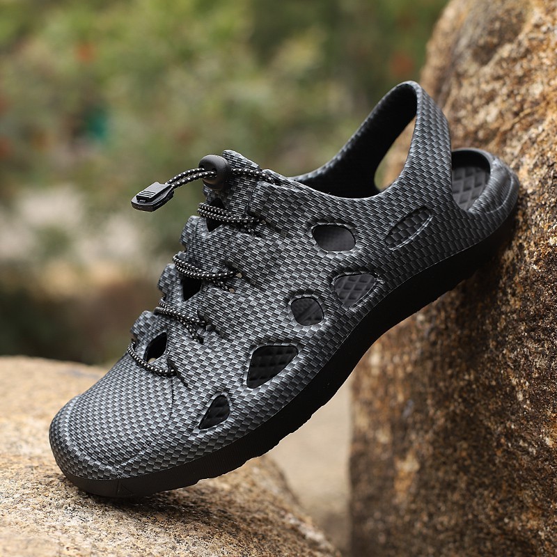 Sandálias Masculinas Ao Ar Livre Personalidade Moda Sapatos Para Cima Wade Pesca À Prova Dwaterproof Água