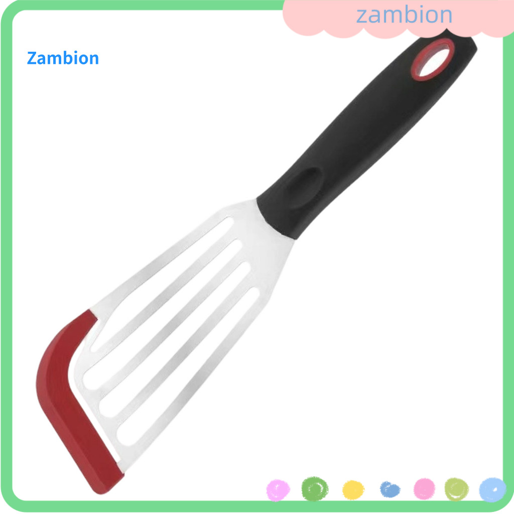 Heat Resistant Kitchen Turner with Stainless Steel Handle Durable Cooking Tool for Use Silicone Fish Spatula Non-stick F
