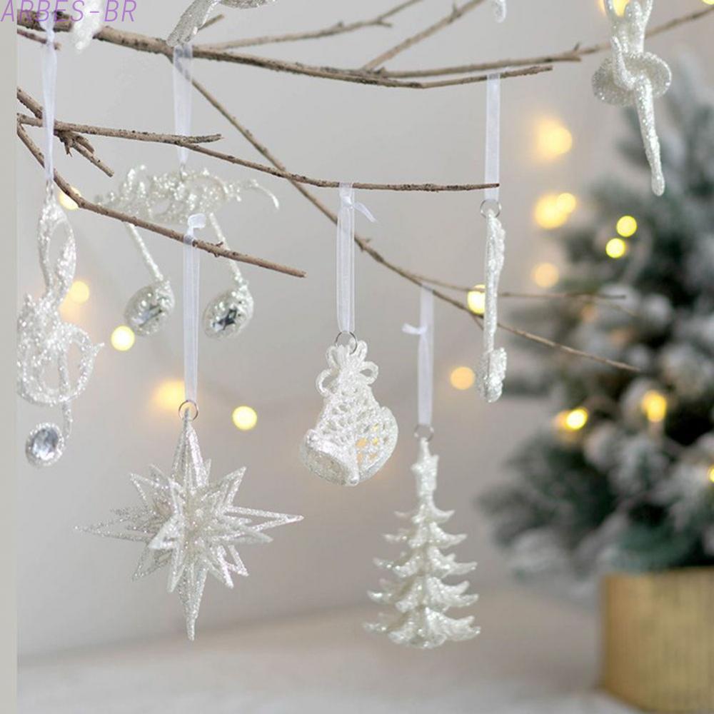 [Clearance]Doll Pendant Durable Practical To Use White Christmas Quality Is Guaranteed[ARBES]