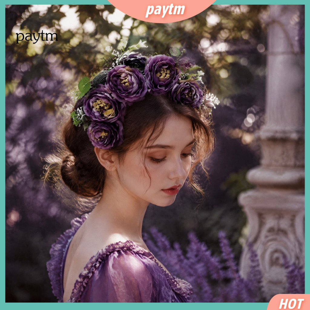 Colorful Hair Bands for Use Durable Fabric Headpiece Boho Flower Headband for Women – No Slip Floral Band Stylish Acce