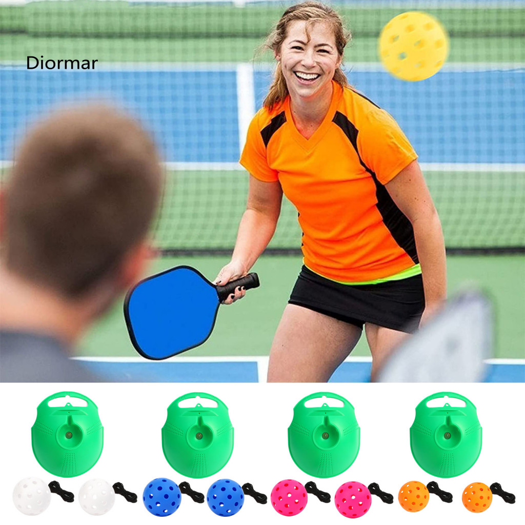 Easy Use Pickleball Trainer Portable Rebound Ball with String – Lightweight Durable Practice Tool for Solo Training an