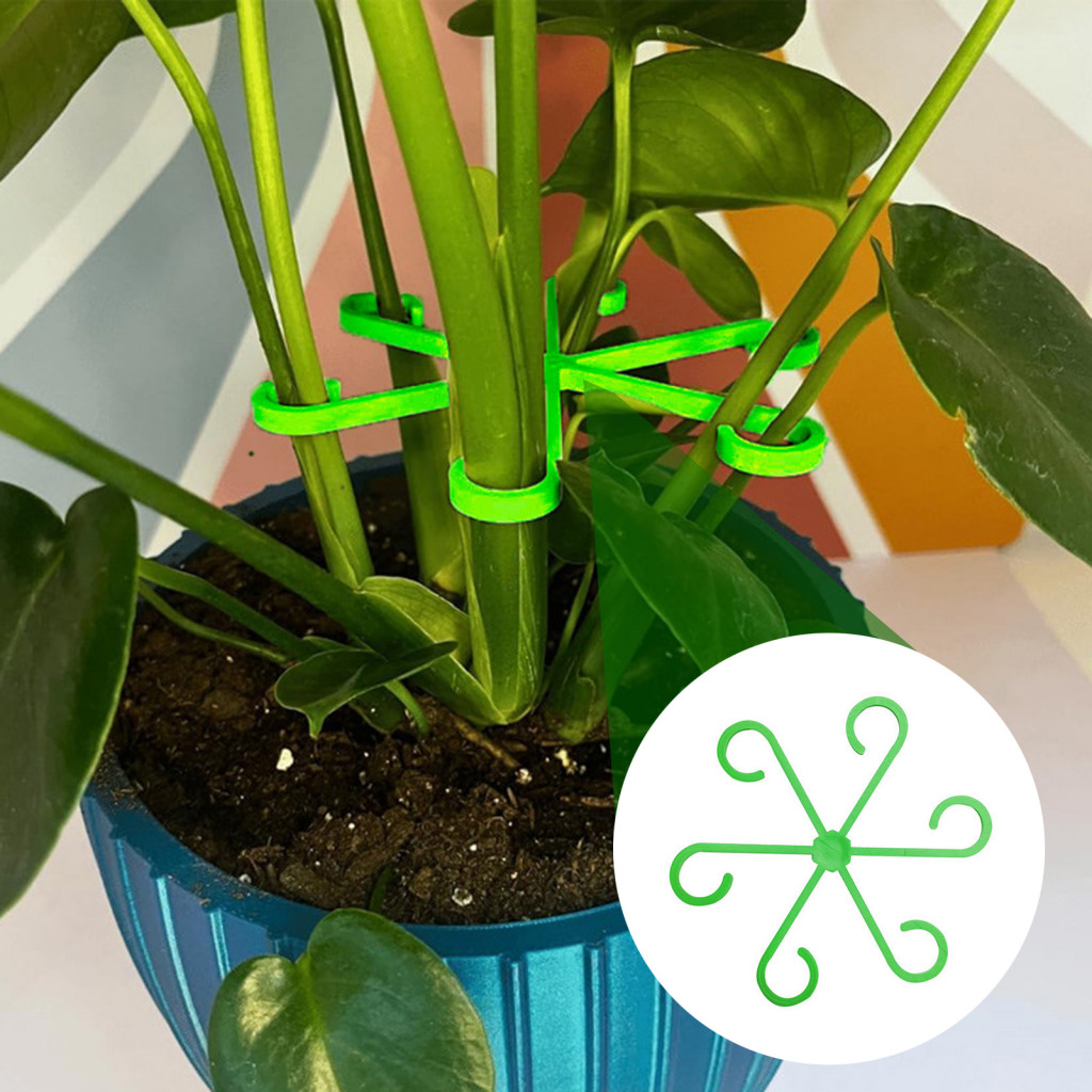 Plant Stem Holder for Outdoor Use Garden 12 Pcs Reusable Holders Climbing Support Hooks for Plants – Durable Growth fo