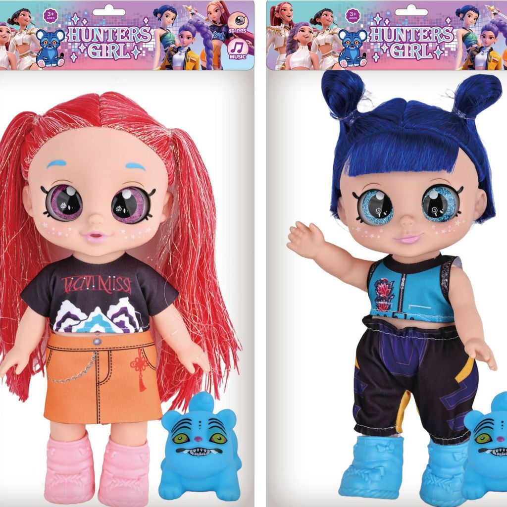 K-POP Witch Hunters-23cm 33cm/43cm-5D Eye Music Doll, olhos móveis FH0H