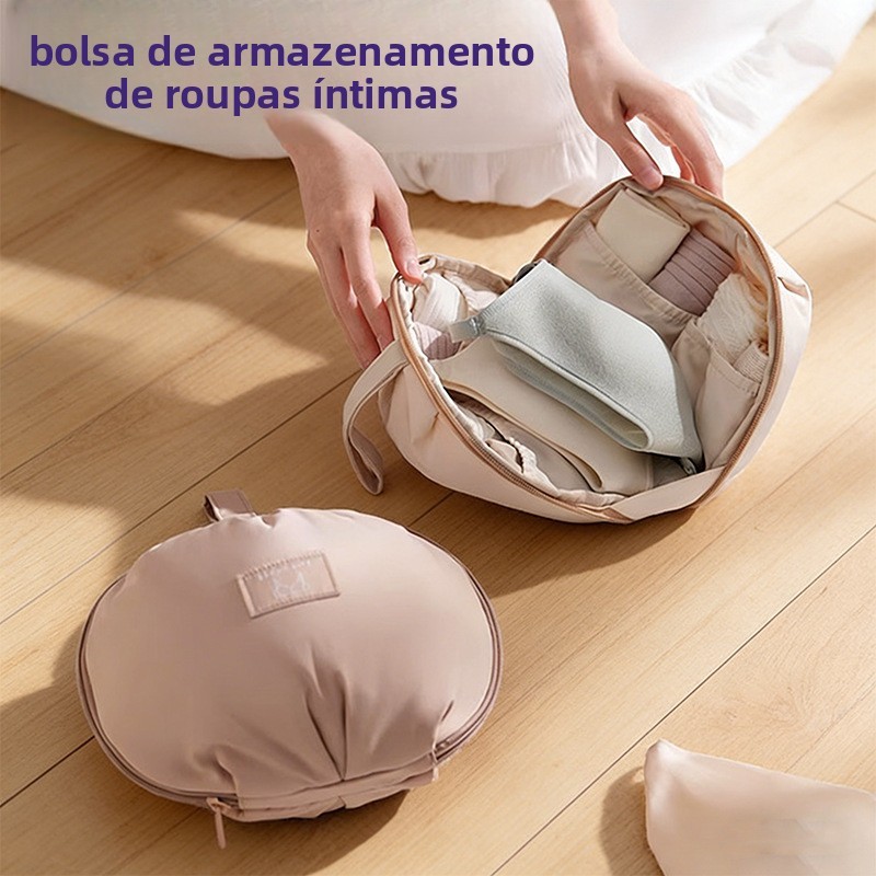 Bolsa de armazenamento de roupas íntimas para viagens e viagens de negócios, bolsa organizadora e de embalagem portátil