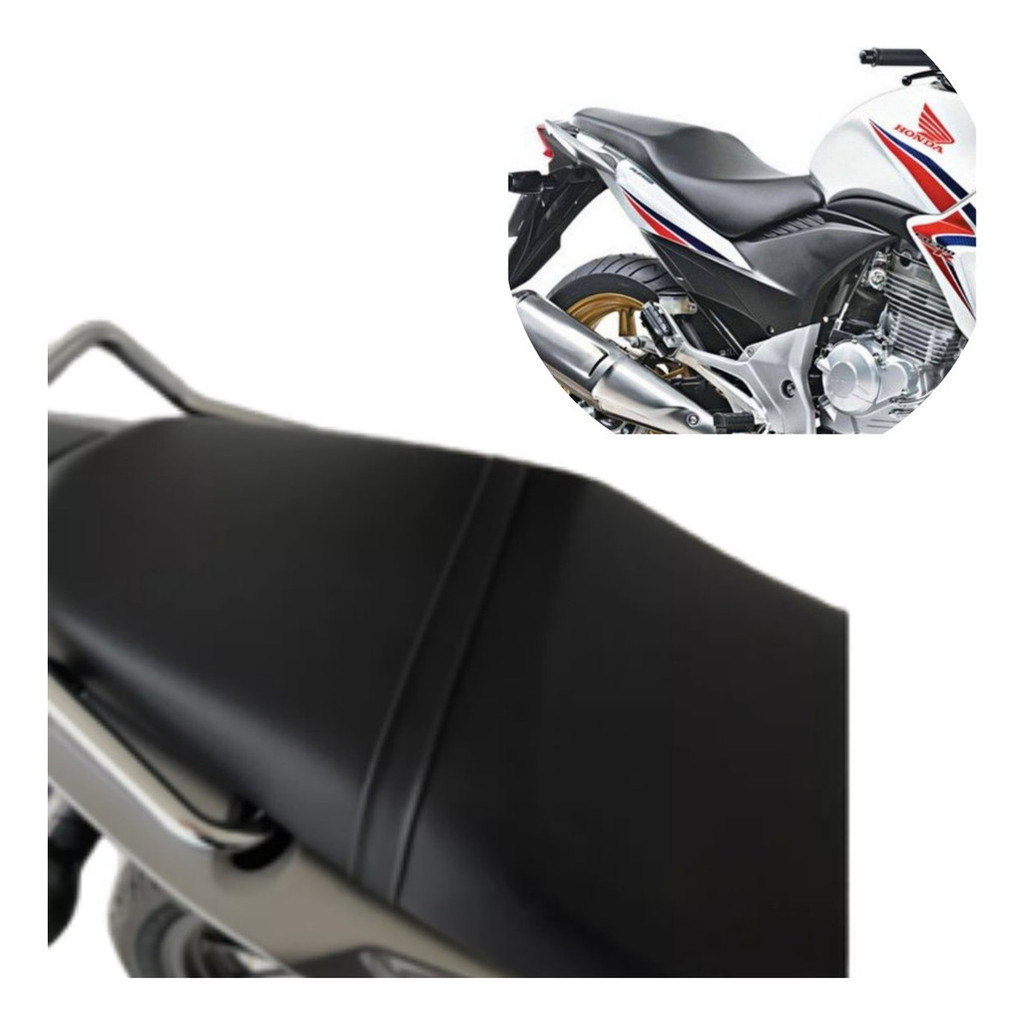Capa De Banco Para Honda Cb 300 Ano 2009 Até 2015 Preta