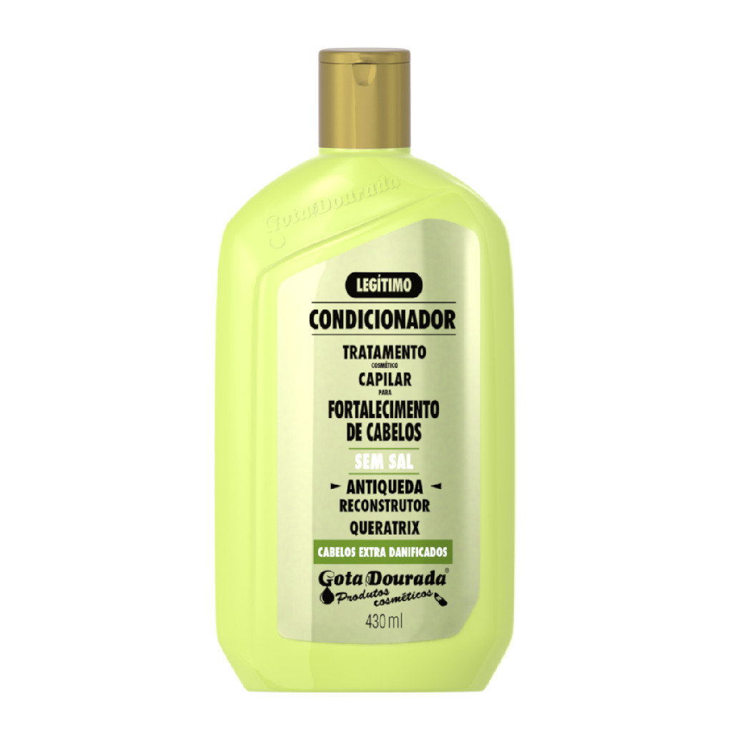 Condicionador Sem Sal Antiqueda 430ml - Gota Dourada