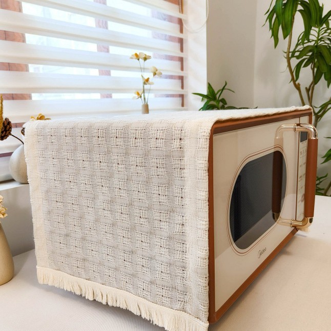 SPBY814 Capa para forno de micro-ondas francês Pano Protetor solar à prova de poeira Universal Geladeira Decoração de áu