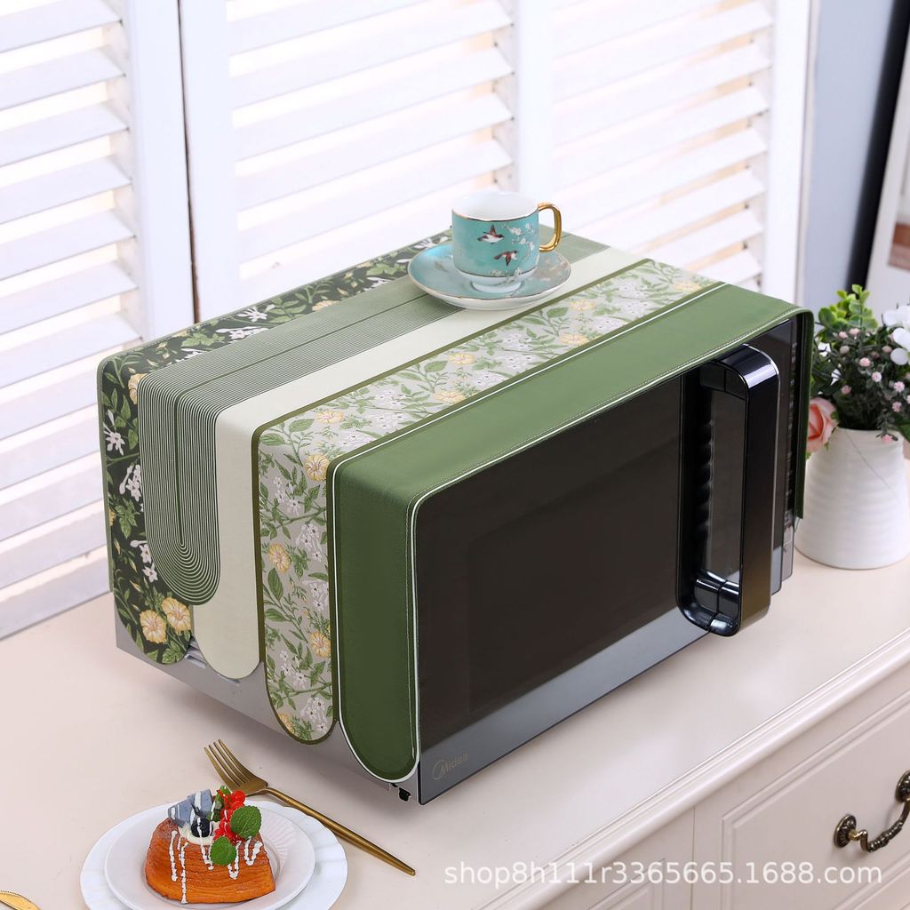SPBY814 Capa para forno de micro-ondas Capa Universal Toalha Capa protetora à prova de óleo e poeira
