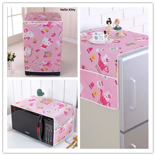 Capa Para Máquina De Lavar Kitty , Forno , À Prova D'água , Universal De Poeira , Borboleta , Geladeira
