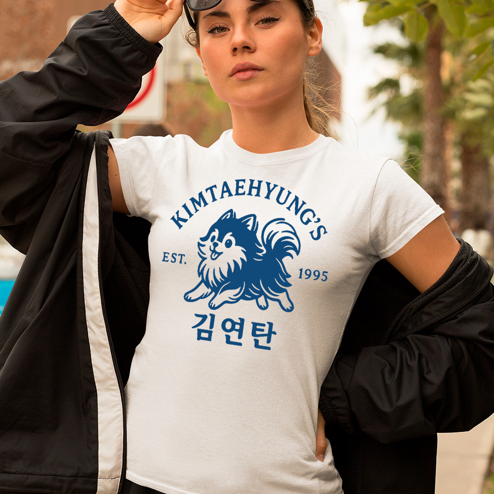 Camisa Camiseta Kimtaehyung's est 1995 Kpop Bts em algodao Unissex