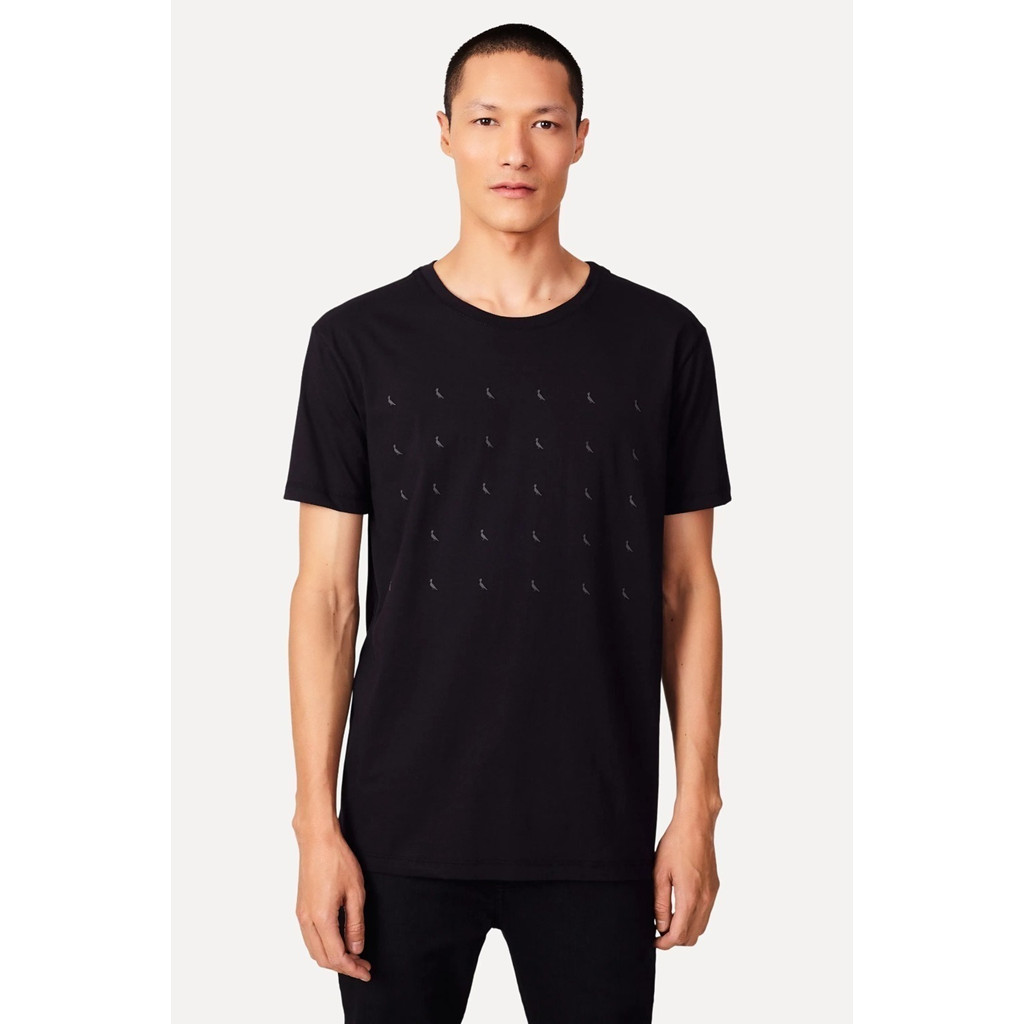 Camiseta Slim est pica pau minimal lines