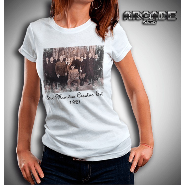 Camiseta Dark Sic Mundus Creatus Est 1921 Foto