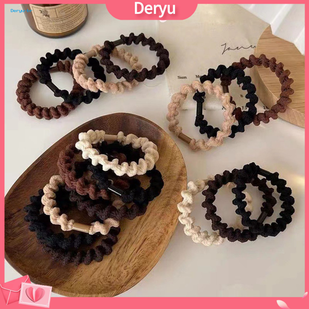Comfortable Hair Ropes Rope 3pcs Women Ties High Elasticity No Scalp Irritation Ponytail Holders Soft Thread Texture Ban