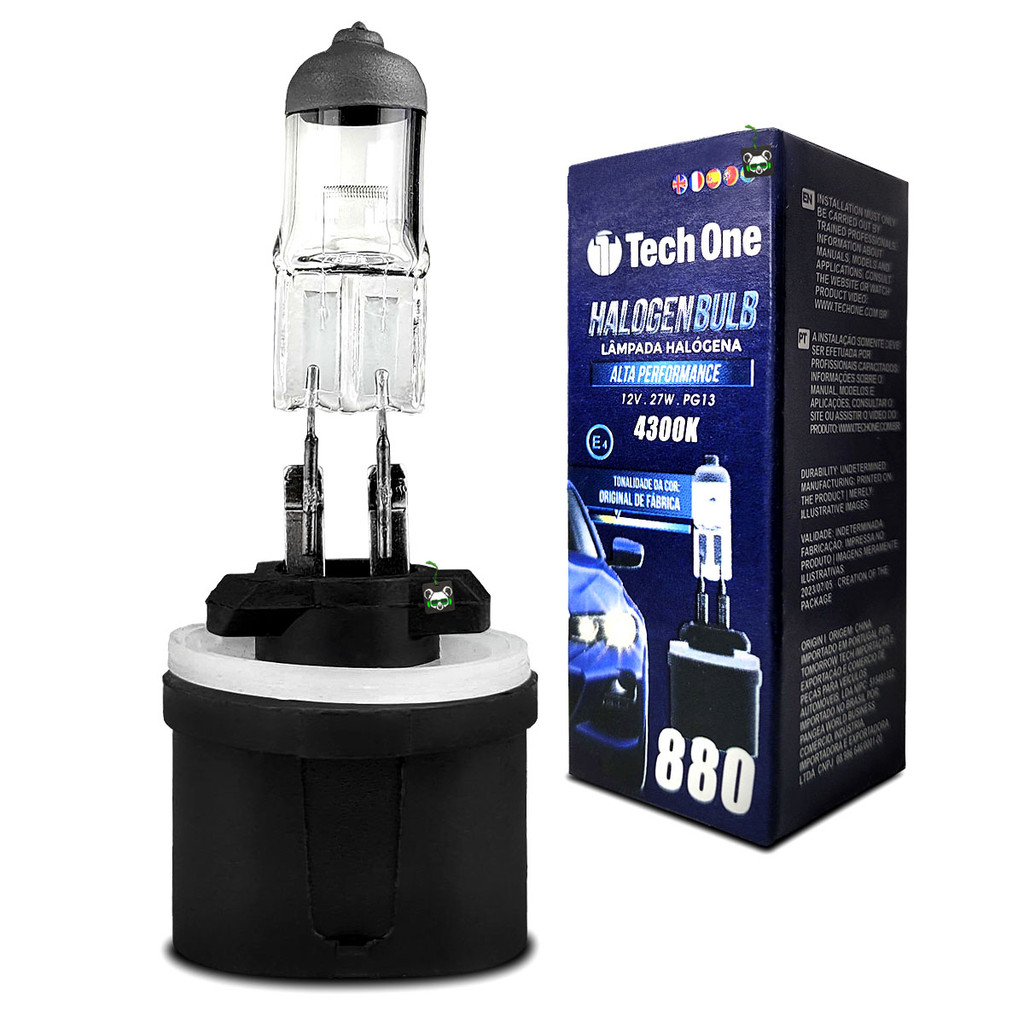 Lâmpada Halógena 880 4300k 12V 27w Techone